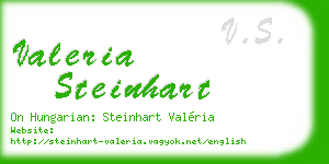 valeria steinhart business card