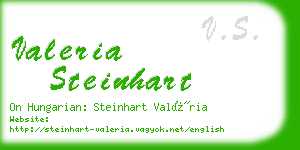 valeria steinhart business card